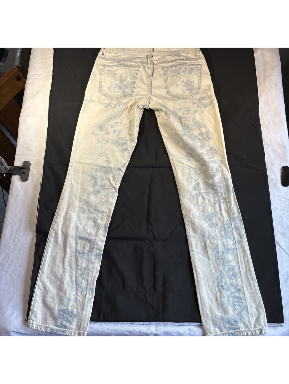 Aeropostale Women Blue White Washed Jeans size 26 - Picture 3 of 4